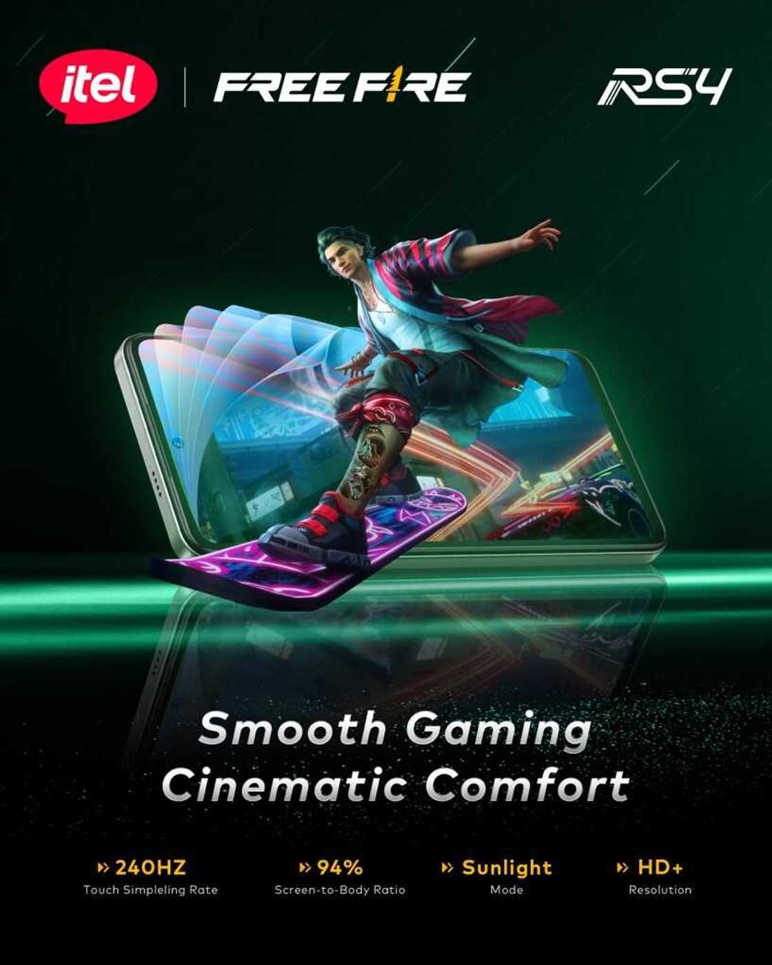 itel Launches RS4 in Collaboration with Free Fire, Offering the Ultimate Gaming Entertainment