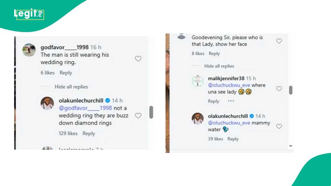 Olakunle Churchill replies fans who questioned a video of him in Italy. Olakunle Churchill replies fans who questioned a video of him in Italy.