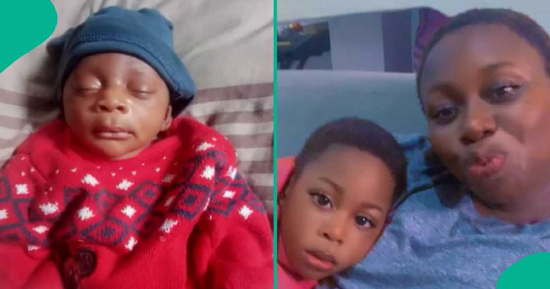 Mum emotional as she recounts her son's inability to cry after he was born. Mum emotional as she recounts her son's inability to cry after he was born.