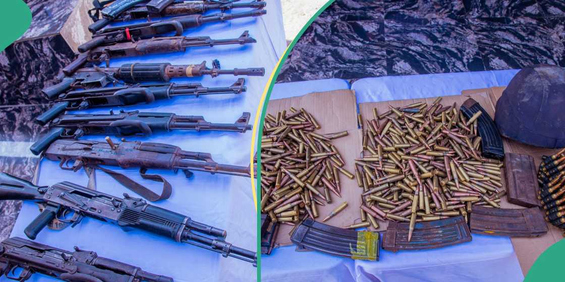 Police recovers arms from suspects