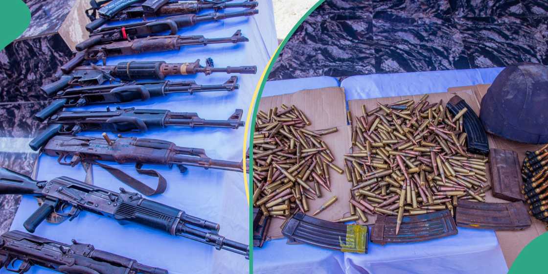 Police recovers arms from suspects Police recovers arms from suspects