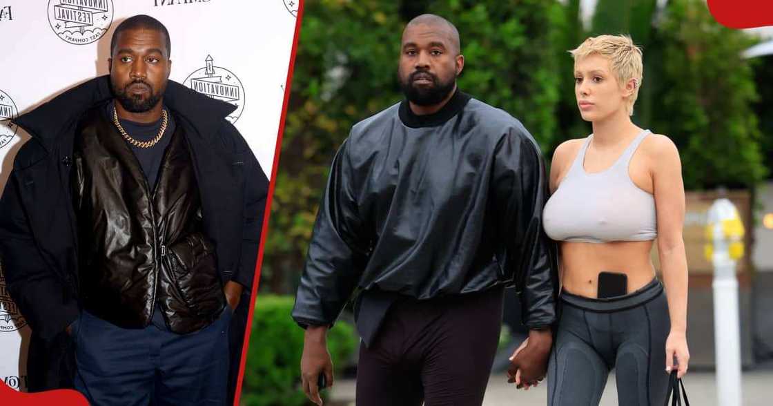 Kanye West and Bianca Censori Kanye West and Bianca Censori