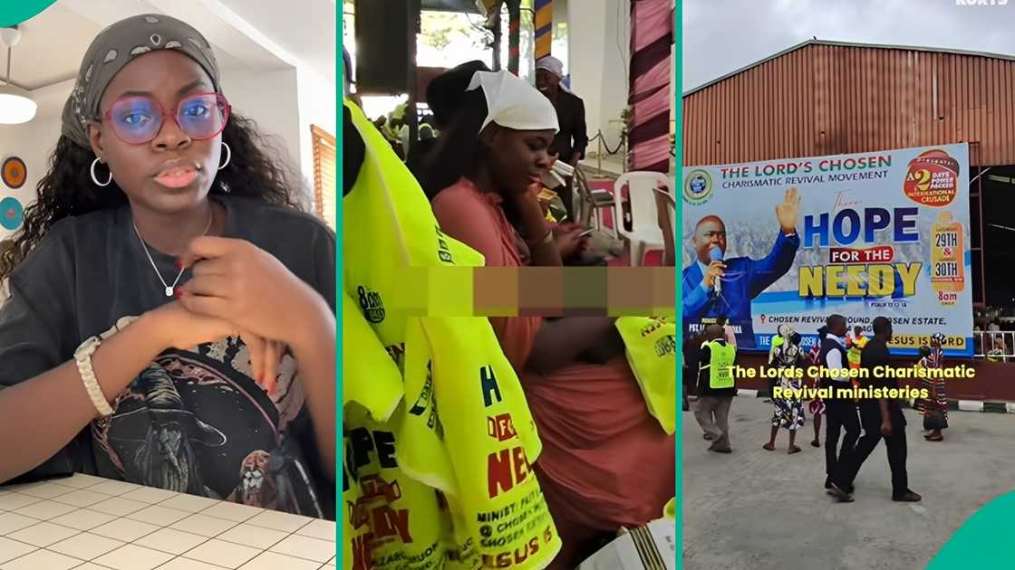 Nigerian Lady Who Visited Lord’s Chosen Church For First Time Mentions Amount She Bought Viral Apron