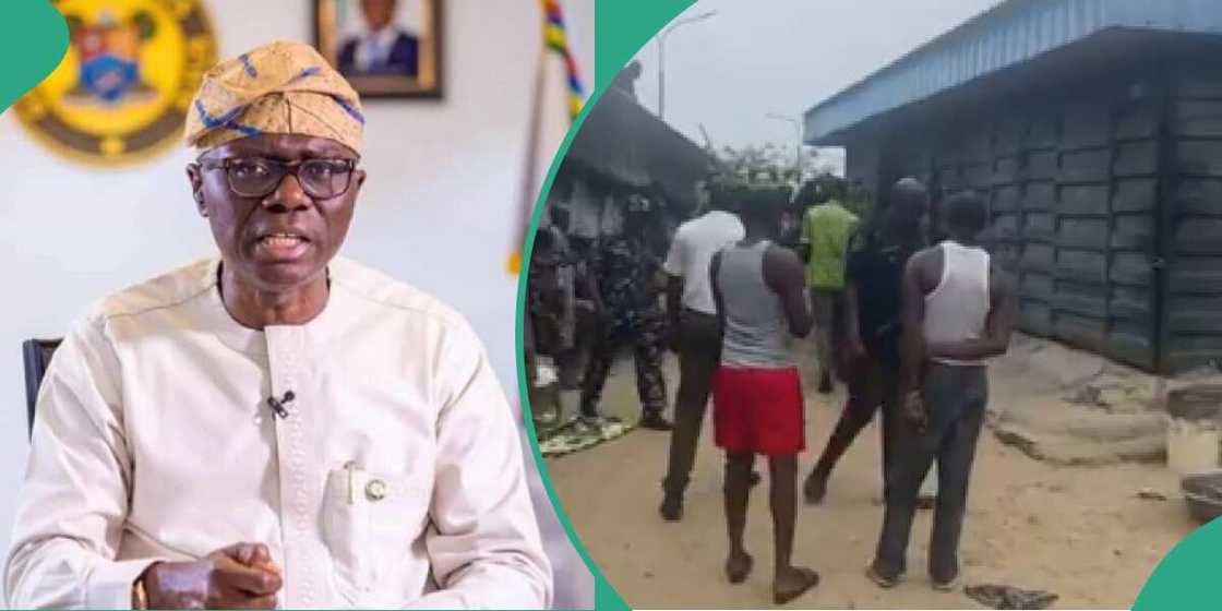 Lagos govt demolishes of shanty building under bridge, video trends online Lagos govt demolishes of shanty building under bridge, video trends online