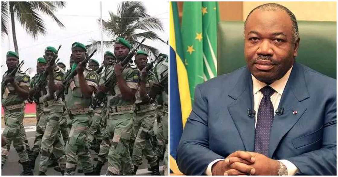 Coup leader arrest ousted Gabonese President Bongo's son/ousted Gabonese President Bongo's son arrested