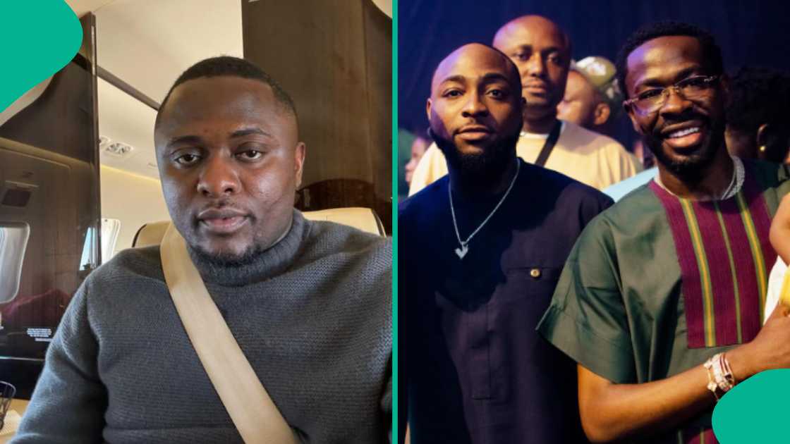 Ubi Franklin throws shade at Davido's ex-lawyer Bobo Ajudua and his father. Ubi Franklin throws shade at Davido's ex-lawyer Bobo Ajudua and his father.