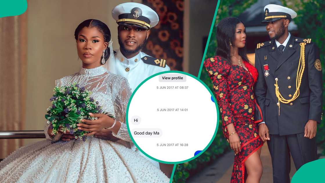 Lady celebrates her husband, shares how she chatted him on Facebook to woo him Lady celebrates her husband, shares how she chatted him on Facebook to woo him