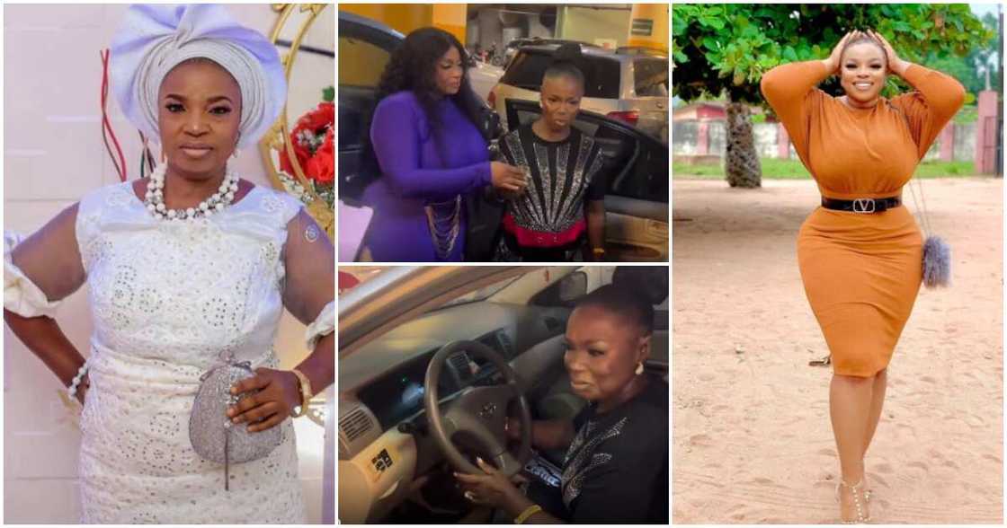 Actress Georgina Ibeh gives mum a car Actress Georgina Ibeh gives mum a car