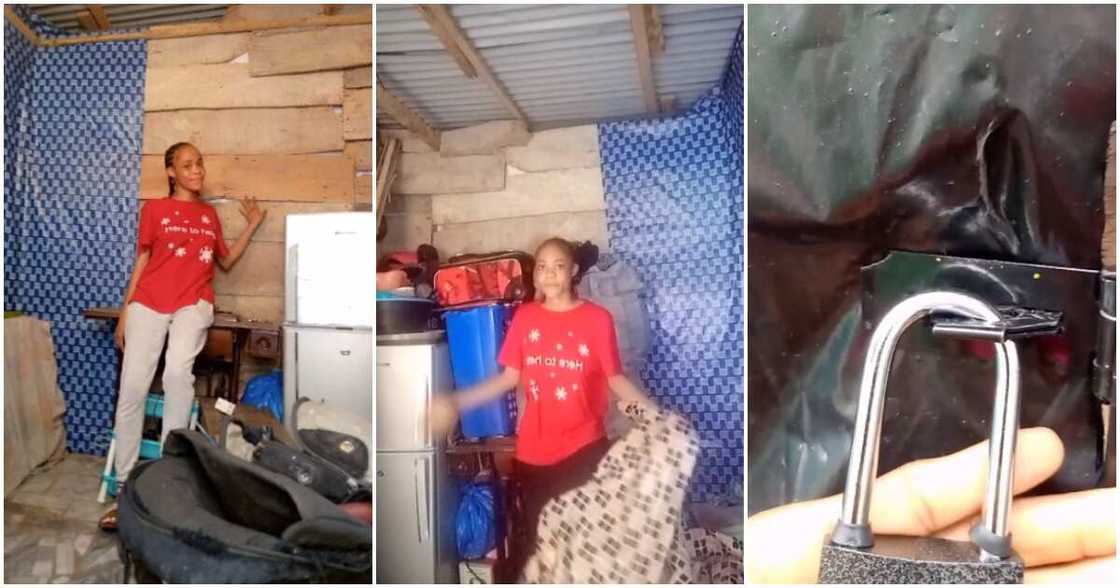 Budurwa ta koka bayan mai gidansu ta garkame mata kofa Budurwa ta koka bayan mai gidansu ta garkame mata kofa