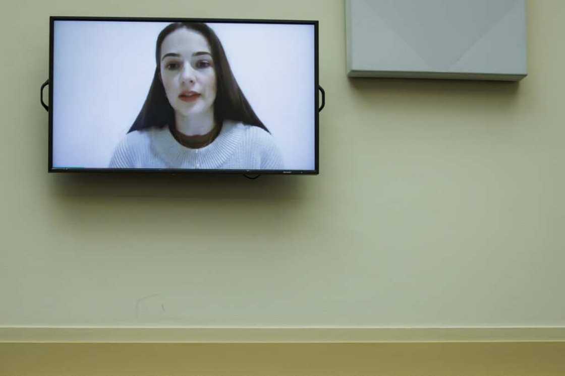 Oleksandra Matviichuk testified remotely before the US House Foreign Affairs Subcommittee in September Oleksandra Matviichuk testified remotely before the US House Foreign Affairs Subcommittee in September