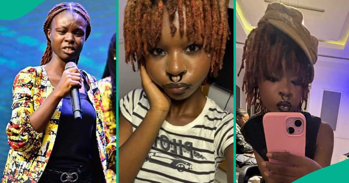 18-year-old girl shows off new look after dumping christianity.