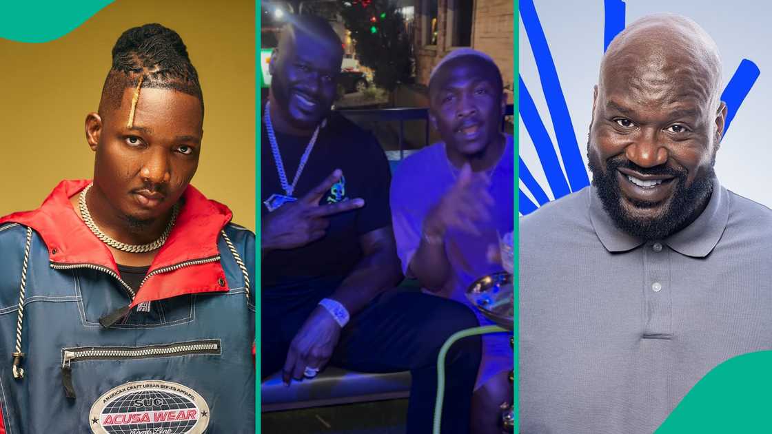 Goya Menor's manager links up with Shaq. Goya Menor's manager links up with Shaq.