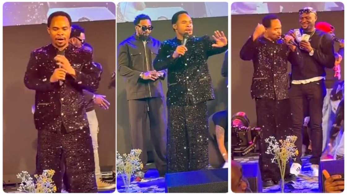The Prophet could be seen performing on stage The Prophet could be seen performing on stage