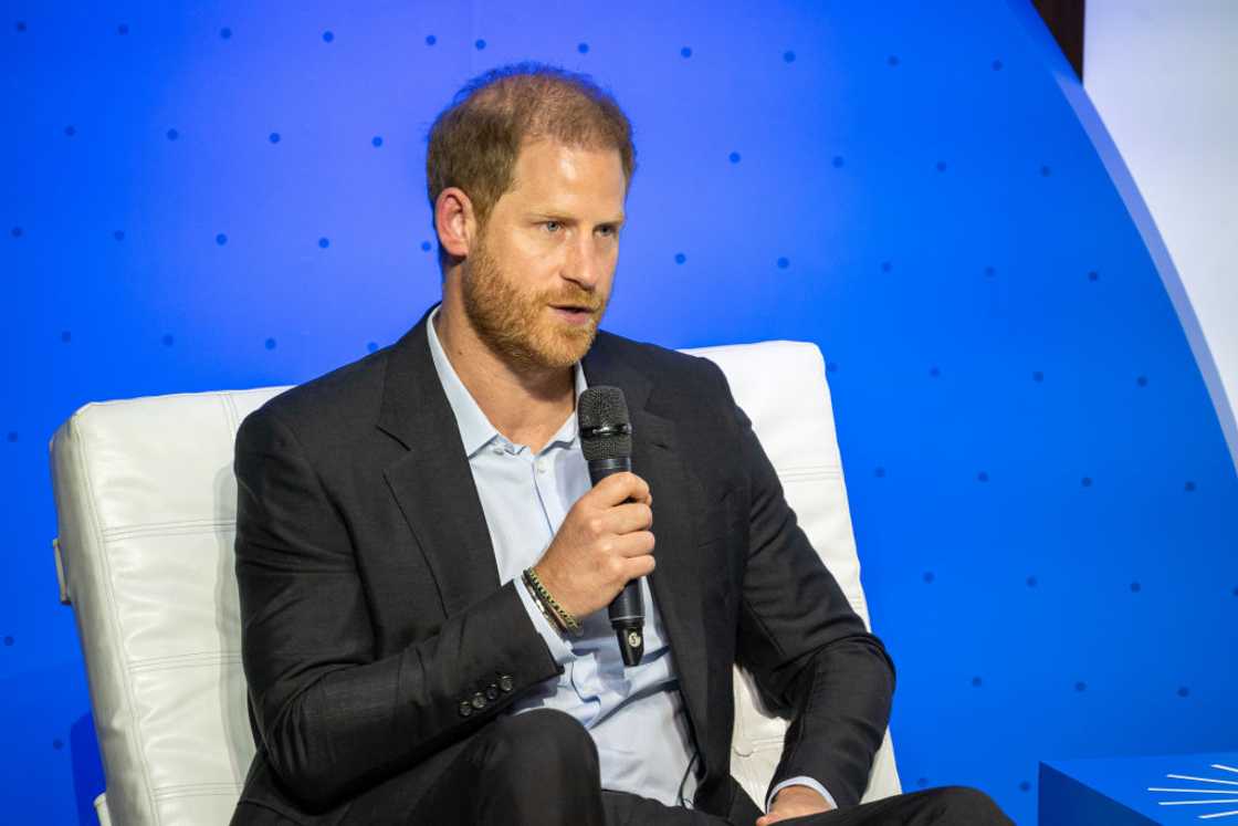 Prince Harry in Bogota, Colombia.