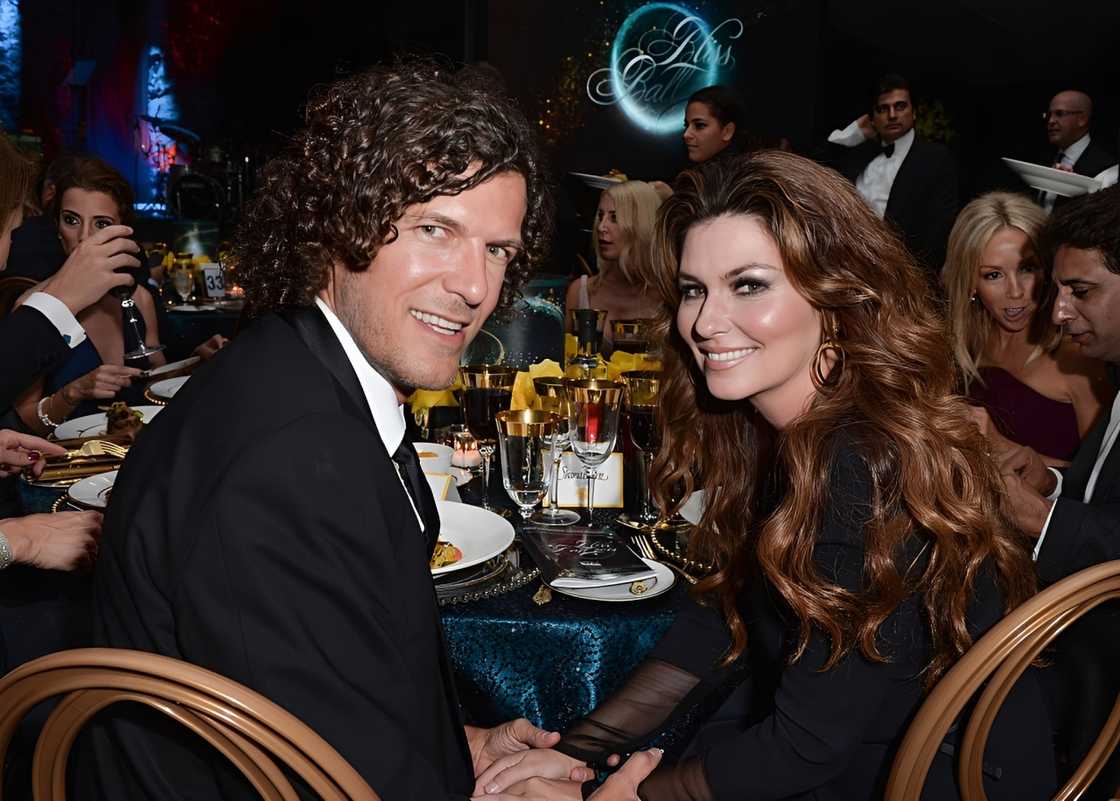 Frédéric Thiébaud and Shania Twain