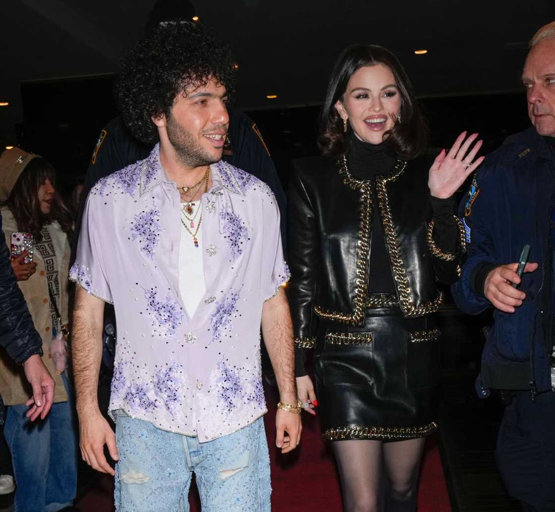 Benny Blanco and Selena Gomez in New York City Benny Blanco and Selena Gomez in New York City