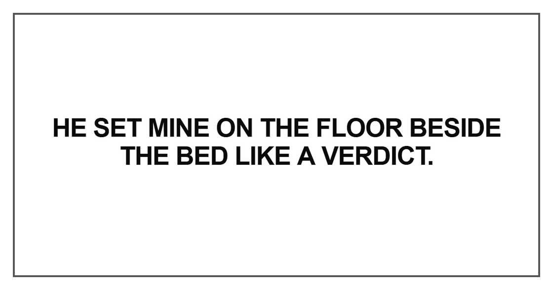 The bathroom mirror showed me a woman The bathroom mirror showed me a woman