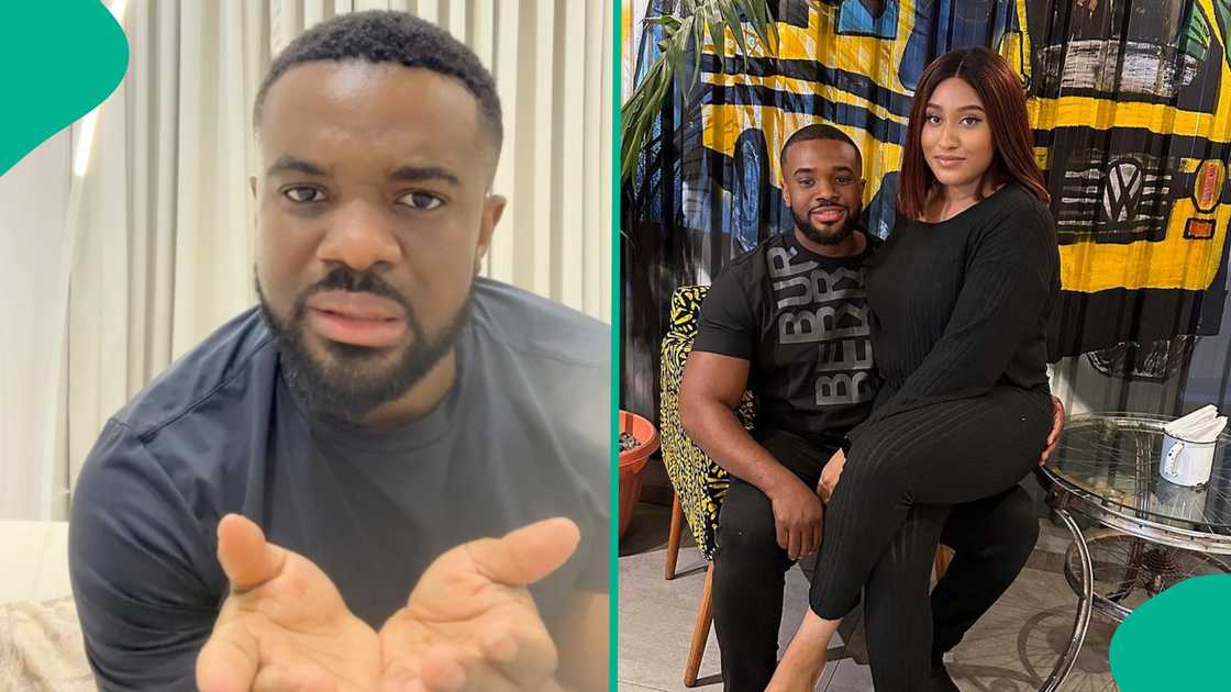 William Uchemba and his wife. William Uchemba and his wife.