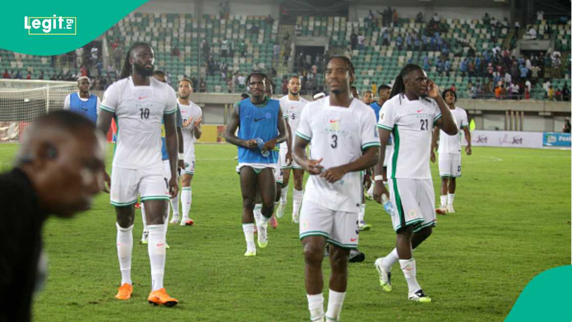 Pained lady breaks down in tears after Super Eagles' loss to DR Congo in the CAF World Cup playoff final Pained lady breaks down in tears after Super Eagles' loss to DR Congo in the CAF World Cup playoff final