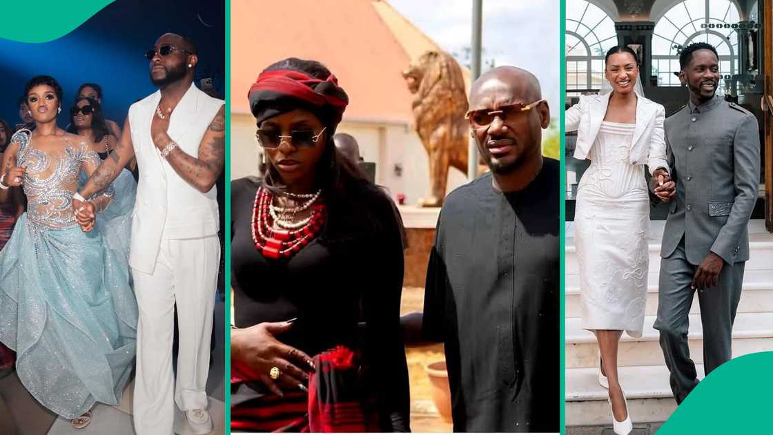 Photos from 2Baba and Natasha, Davido and Chioma, Mr Eazi and Temi Otedola's 2025 weddings Photos from 2Baba and Natasha, Davido and Chioma, Mr Eazi and Temi Otedola's 2025 weddings