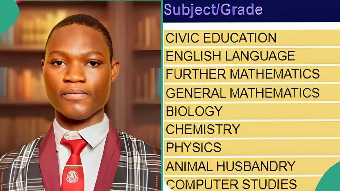 Brilliant science student who scored 362 in UTME clears his WASSCE