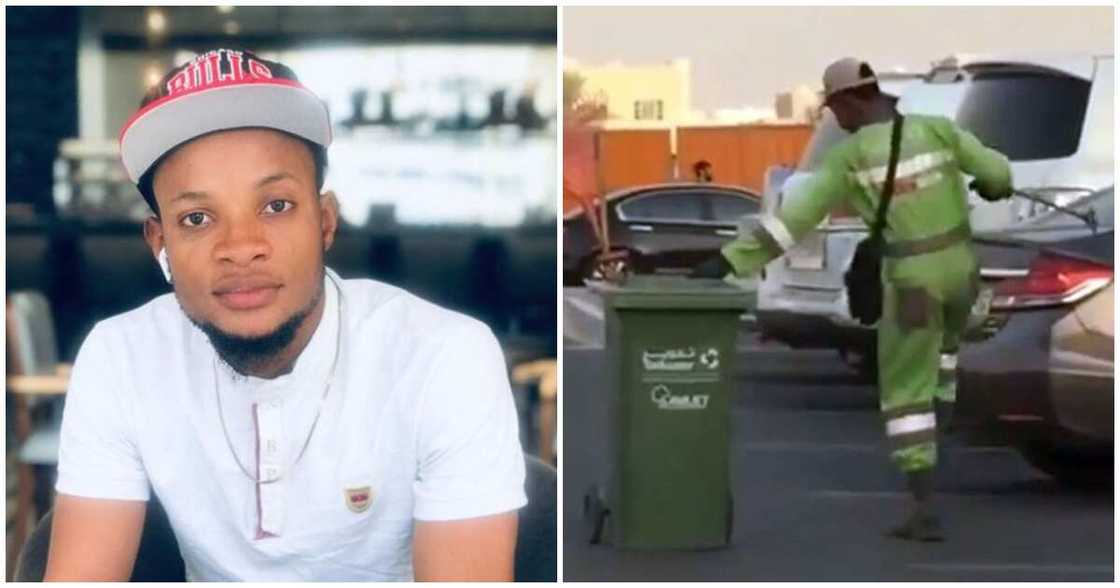 Dancing Nigerian cleaner becomes viral internet sensation in Abu Dhabi (video) Dancing Nigerian cleaner becomes viral internet sensation in Abu Dhabi (video)