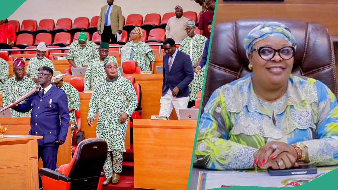 Two Lagos State House of Assembly members Hon. Lanre Afinni and Hon. Sylvester Ogunkelu are being held in DSS custody over the removal of Mudashiru Obasa as the speaker of the chamber.