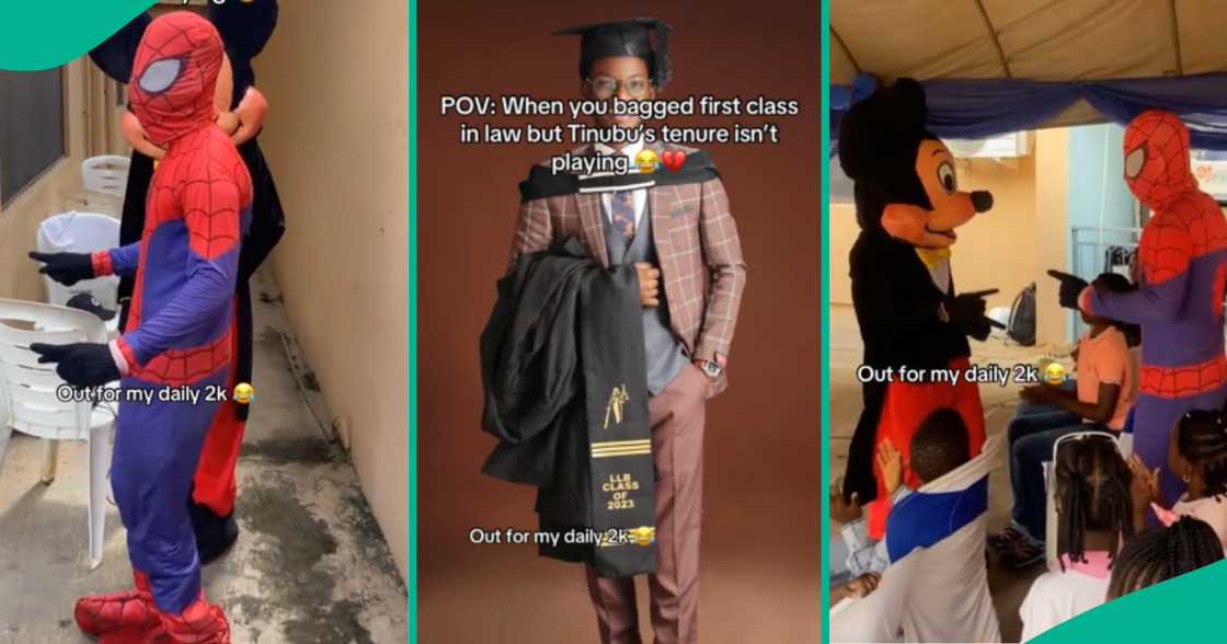 First class law graduate turns kids entertainer, wears Spider-Man costume First class law graduate turns kids entertainer, wears Spider-Man costume