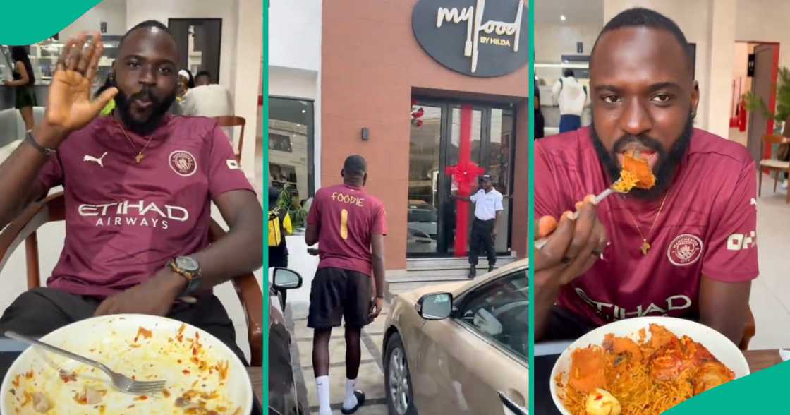 Foodie causes stir as he shares his experience after buying food of N16,608 at Hilda Baci's restaurant