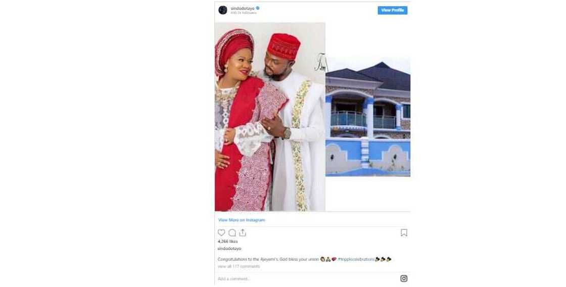 Unconfirmed report of Toyin Abraham welcoming baby boy, dedicating house sets social media ablaze Unconfirmed report of Toyin Abraham welcoming baby boy, dedicating house sets social media ablaze