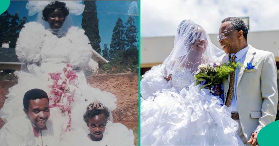 Bride wears her mother's wedding gown after 30 years Bride wears her mother's wedding gown after 30 years