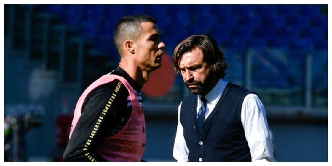 Ronaldo stunned after being substituted against Inter Milan as Juve boss Pirlo responds Ronaldo stunned after being substituted against Inter Milan as Juve boss Pirlo responds