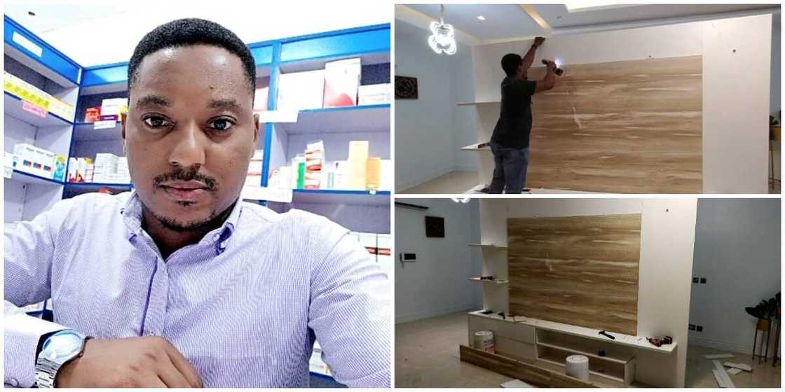 Joy as Nigeria man who was an Uber driver for lack of job starts his own company, shows off his designs