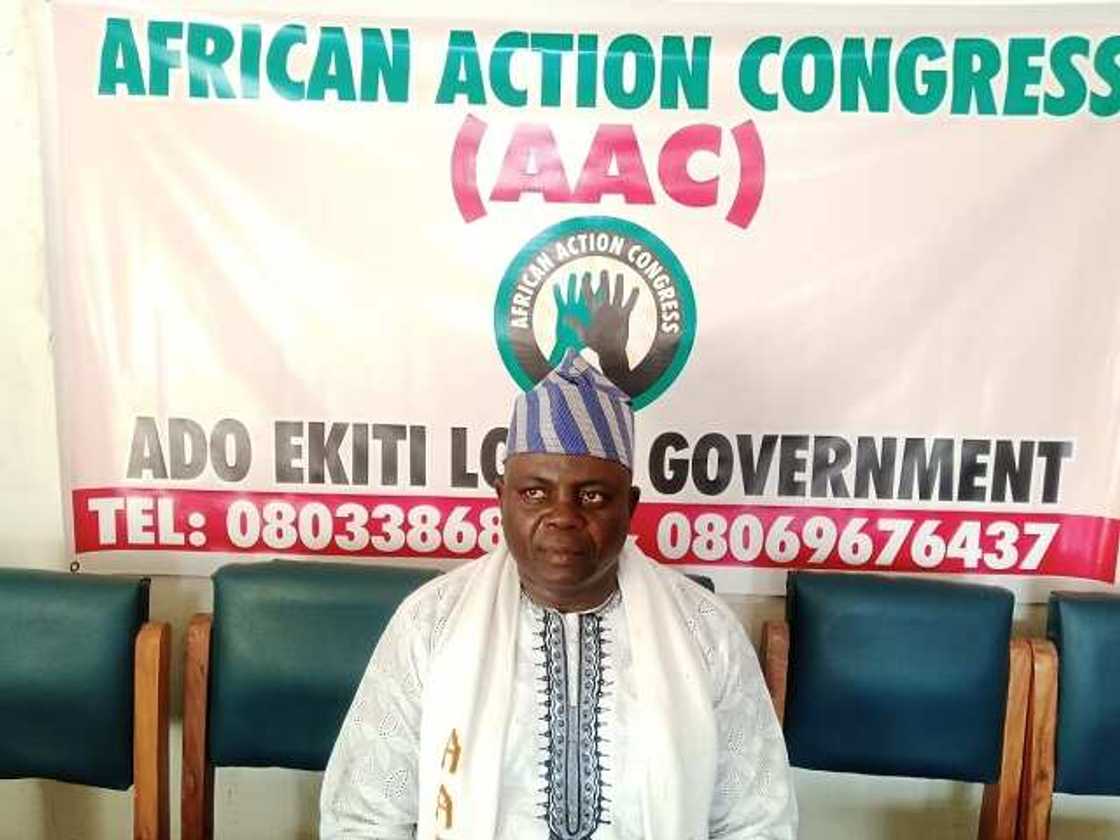 Moses Olajide, (AAC), Ekiti state, Ekiti governorship election, Ekiti 2022 Moses Olajide, (AAC), Ekiti state, Ekiti governorship election, Ekiti 2022