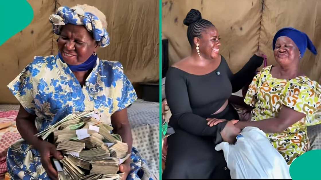 Viral 65-year-old snack seller who lost her children gets cash, phone and gifts from kind Nigerians