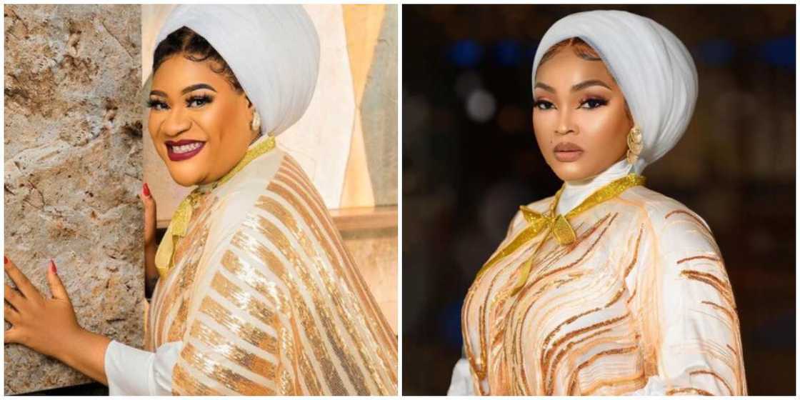 Photos of actress Nkechi Blessing and Mercy Aigbe. Photos of actress Nkechi Blessing and Mercy Aigbe.