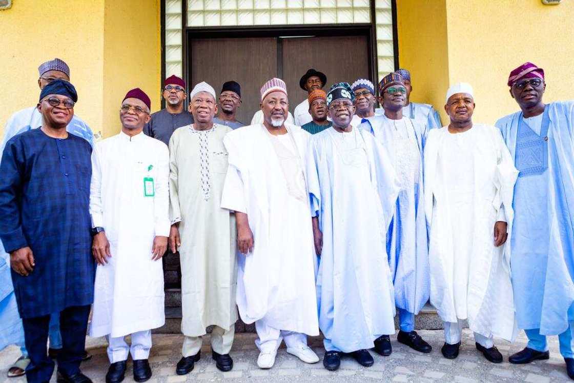 Tinubu, APC governors and Abuja. Tinubu, APC governors and Abuja.