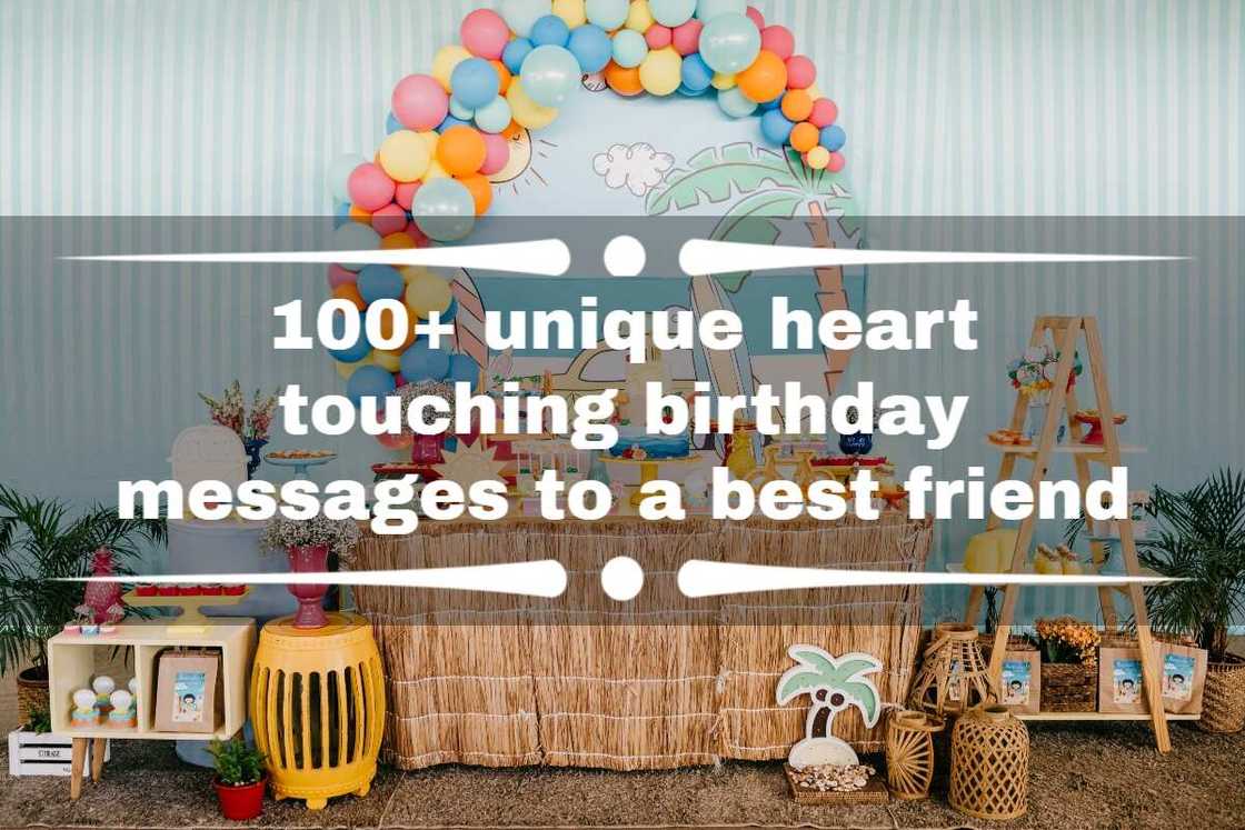 Touching birthday message to a best friend