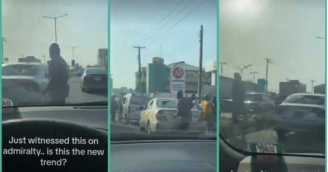 Angry car owners destroy their cars during fight in Abuja