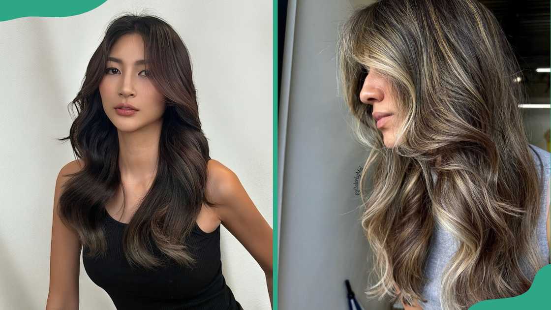 Two women show off their effortless waves Two women show off their effortless waves