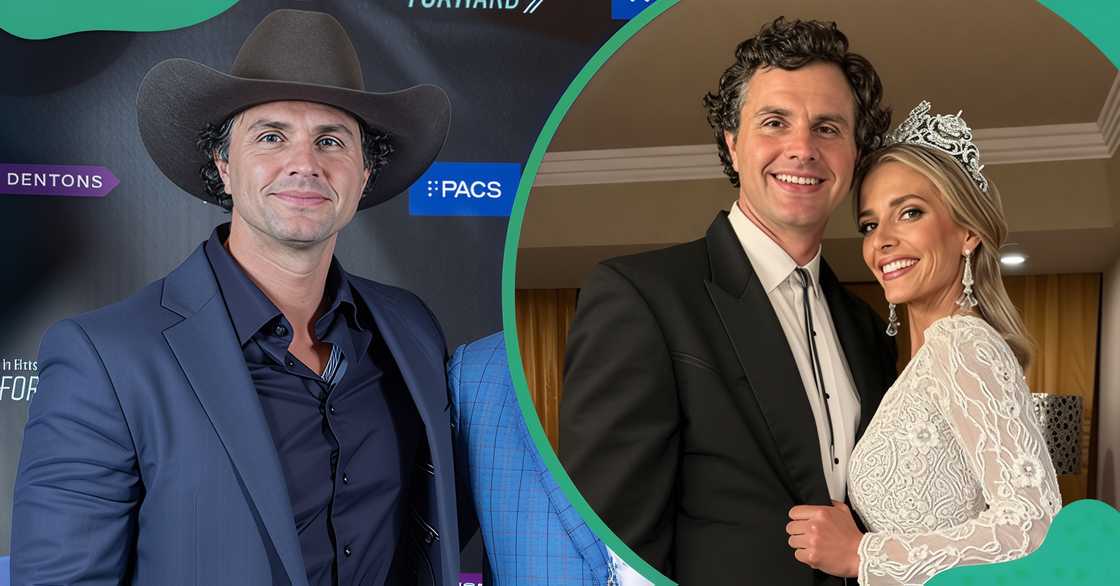 Daniel Neeleman poses standing. He poses with his wife, Hannah Neeleman, during the Mrs. America pageant in 2024. Daniel Neeleman poses standing. He poses with his wife, Hannah Neeleman, during the Mrs. America pageant in 2024.