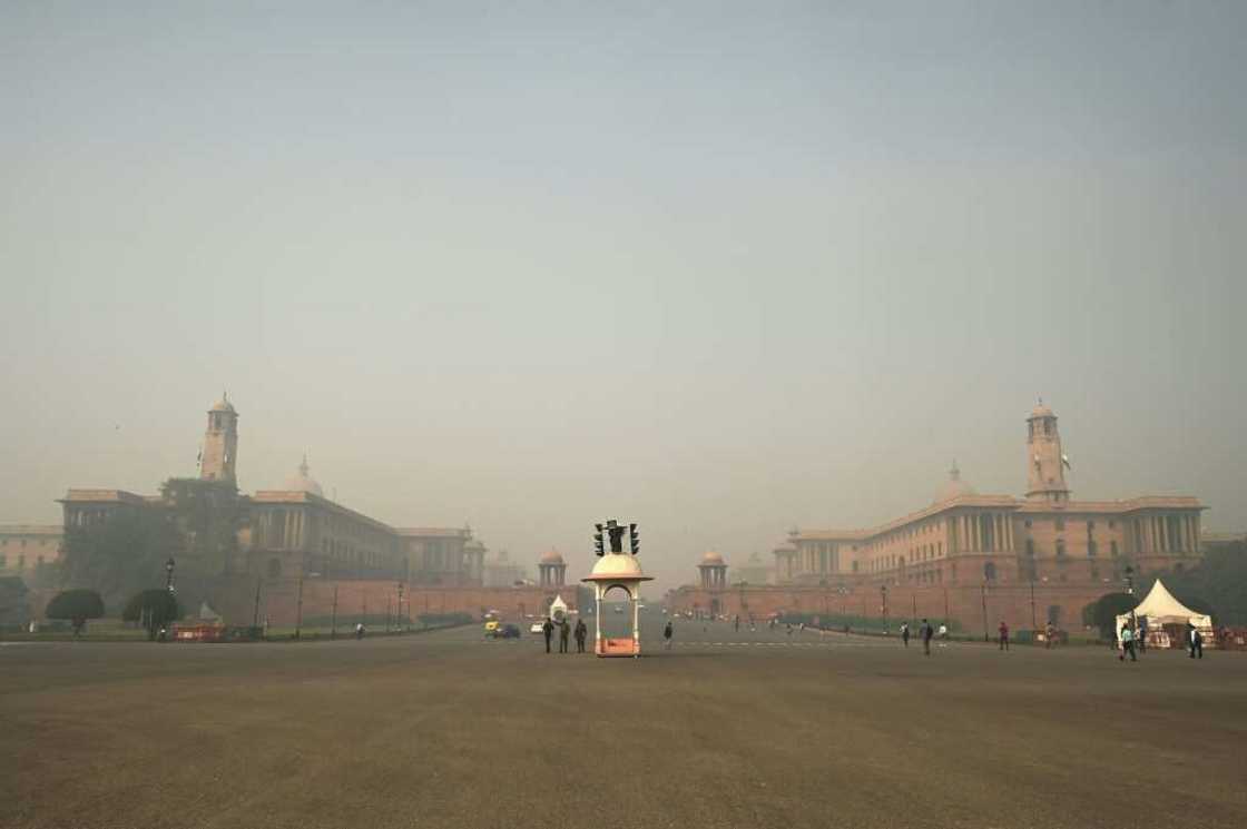 Every winter, cooler air, smoke from farmers burning stubble, and emissions from vehicles combine to create a deadly smog reducing visibility in New Delhi