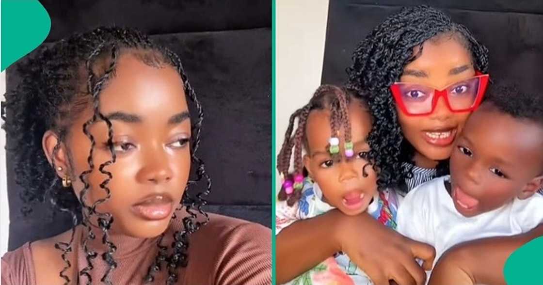 Nigerian mum meets her twin babies caring for each other after leaving them alone in the bedroom. Nigerian mum meets her twin babies caring for each other after leaving them alone in the bedroom.