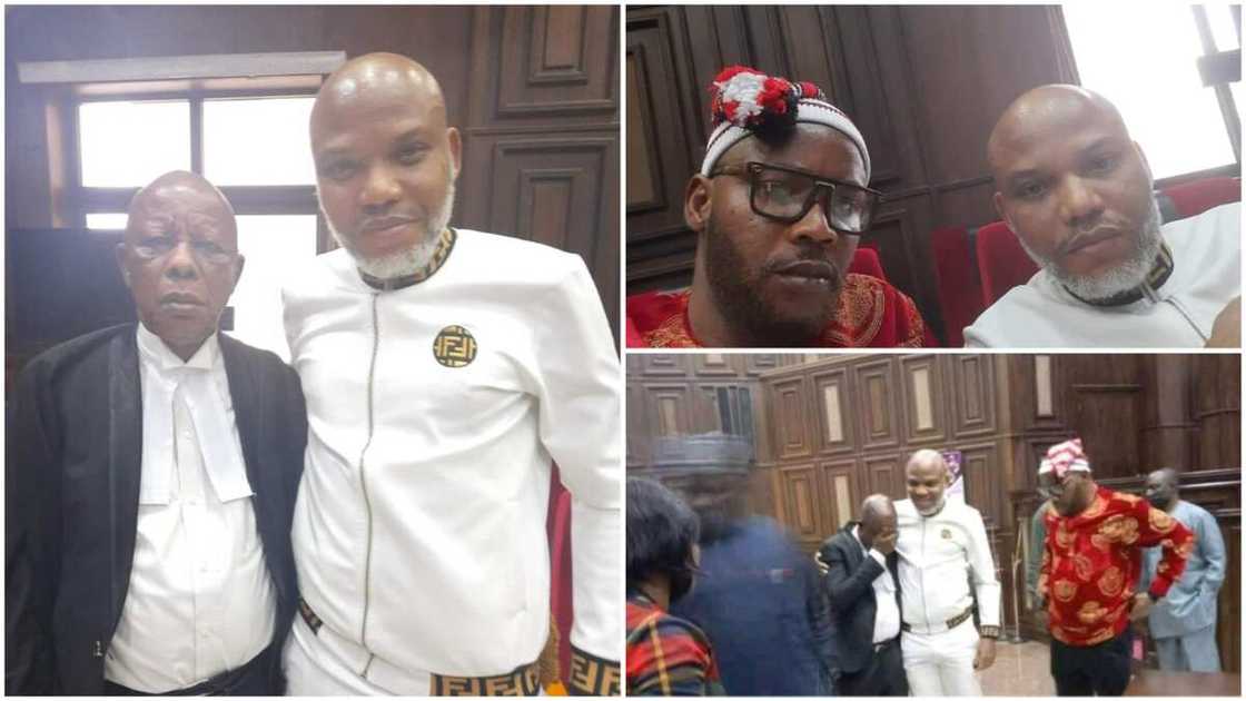Nnamdi Kanu, FG's 8 Charges, IPOB Leader, Court, Abuja Nnamdi Kanu, FG's 8 Charges, IPOB Leader, Court, Abuja