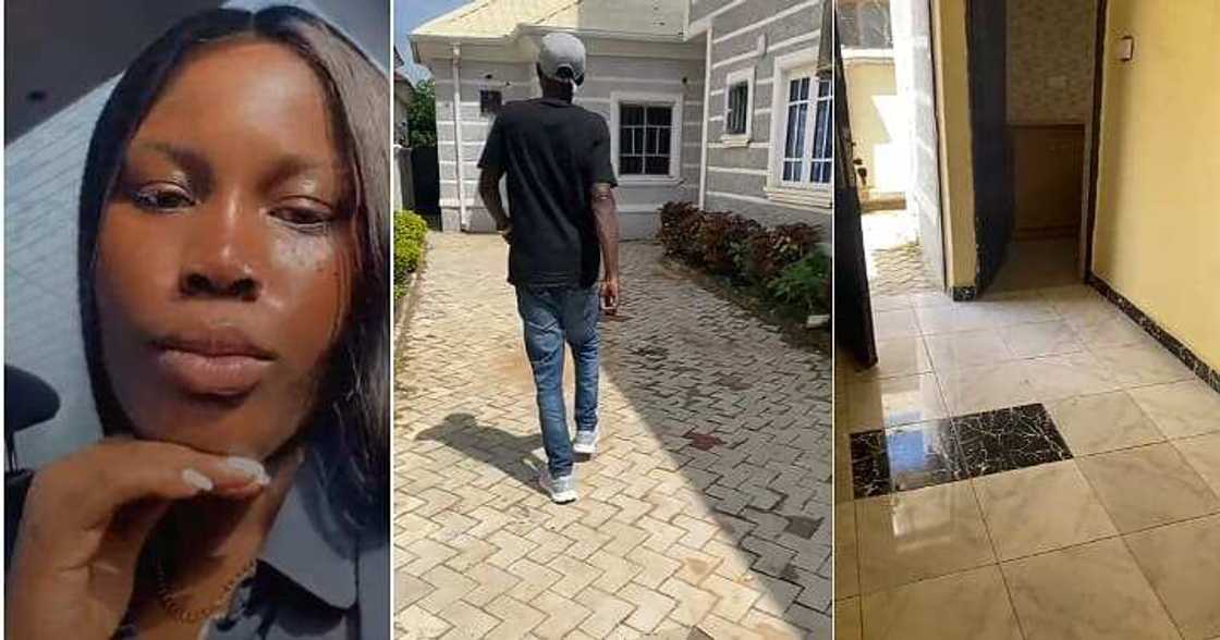 Budurwa, saurayi da gida Budurwa, saurayi da gida