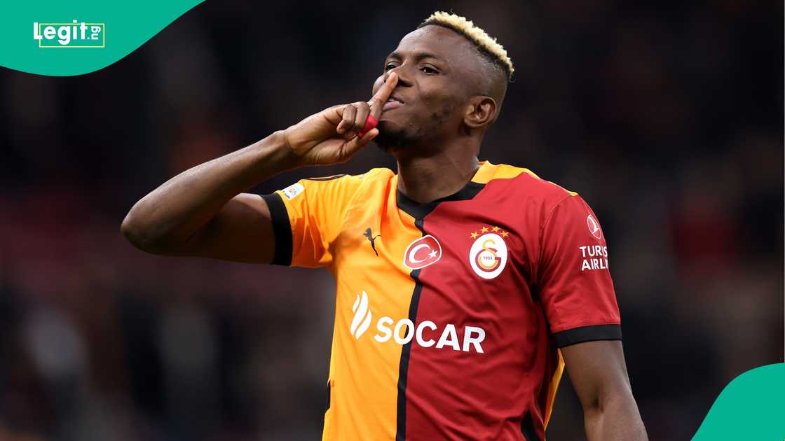 Victor Osimhen, Galatasaray, Tottenham Hotspur, Rams Park, Istanbul, Turkiye, UEFA Europa League Victor Osimhen, Galatasaray, Tottenham Hotspur, Rams Park, Istanbul, Turkiye, UEFA Europa League