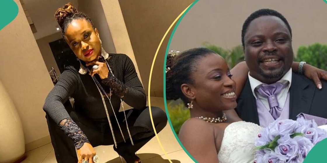 Lagbaja's ex-backup singer Ego's husband dies. Lagbaja's ex-backup singer Ego's husband dies.