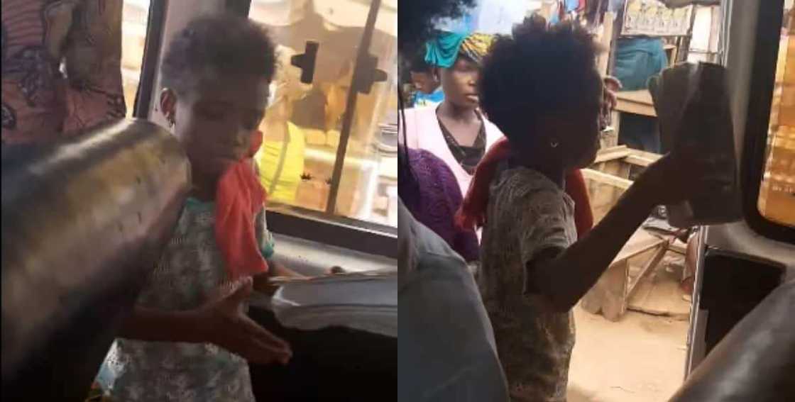Little girl preaching Little girl preaching