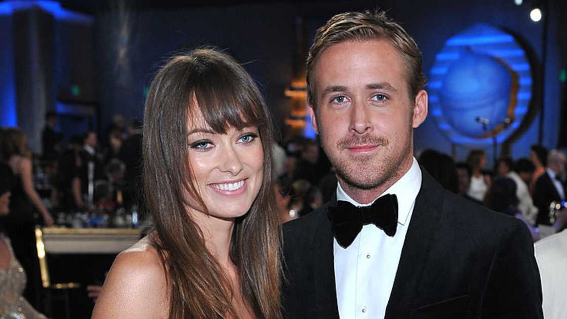 Olivia Wilde and Ryan Gosling at the Beverly Hilton Hotel. Olivia Wilde and Ryan Gosling at the Beverly Hilton Hotel.