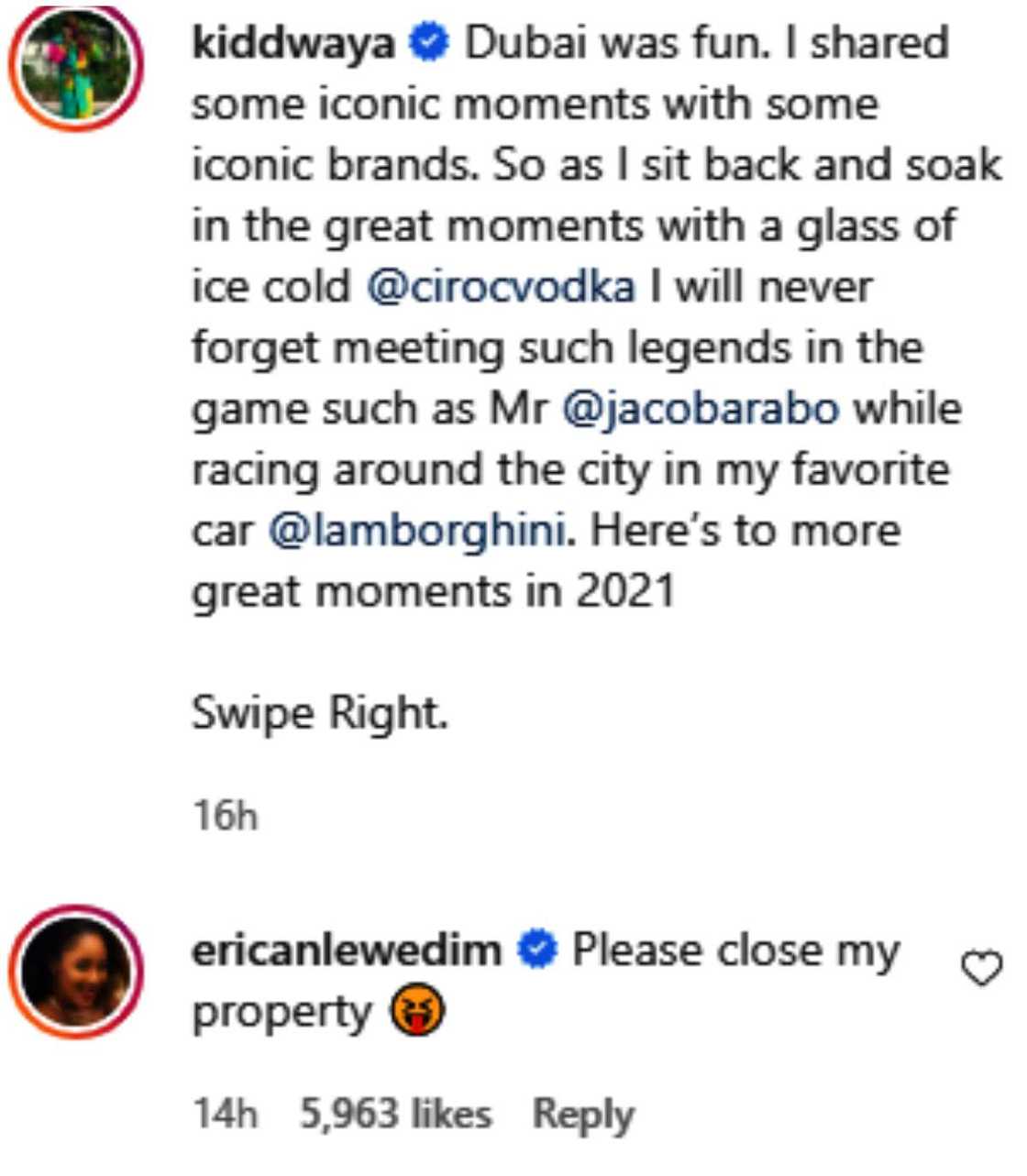 Erica reacts Erica reacts